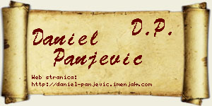 Daniel Panjević vizit kartica